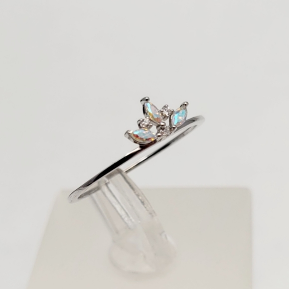 Sterling Silver Aurora Stack Ring - Picture 8 of 16